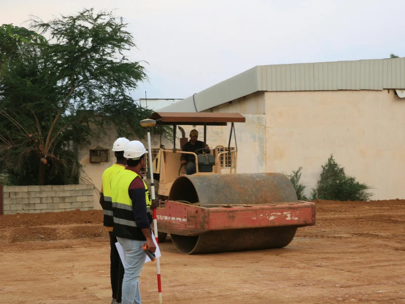 metal building installation site prep