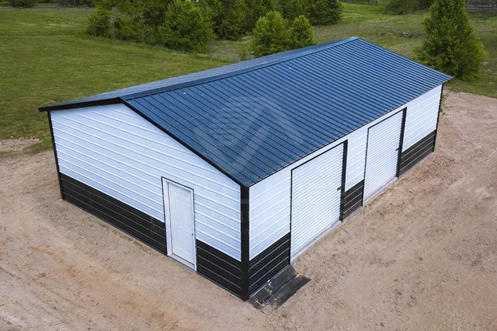 prefab metal garage - 2 car